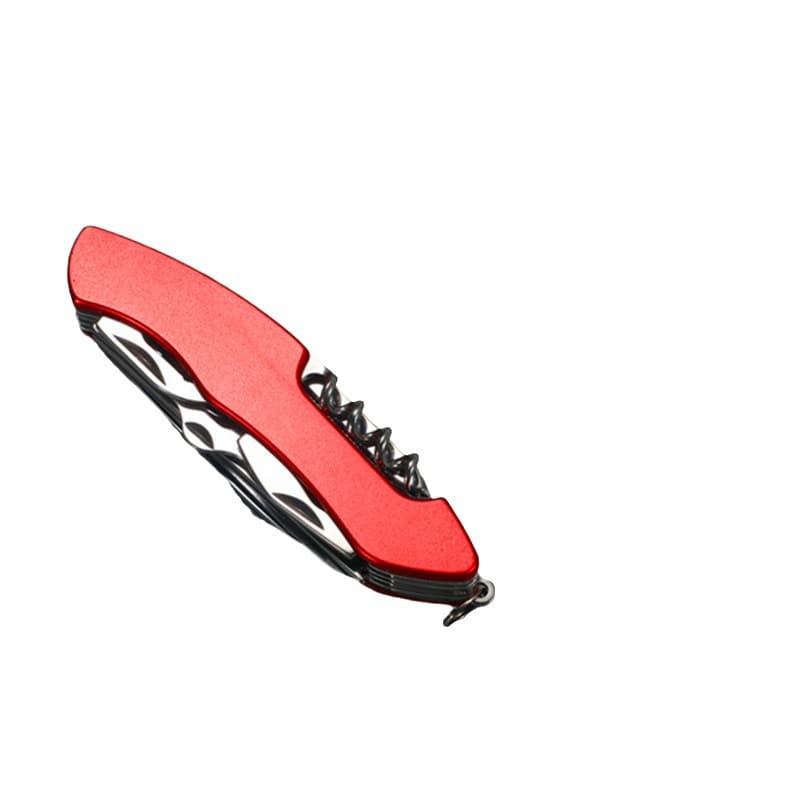11-open multifunctional pocket knife, mirror-gloss Swiss pocket knife, outdoor camping EDC tool, aluminum handle folding pocket knife 6