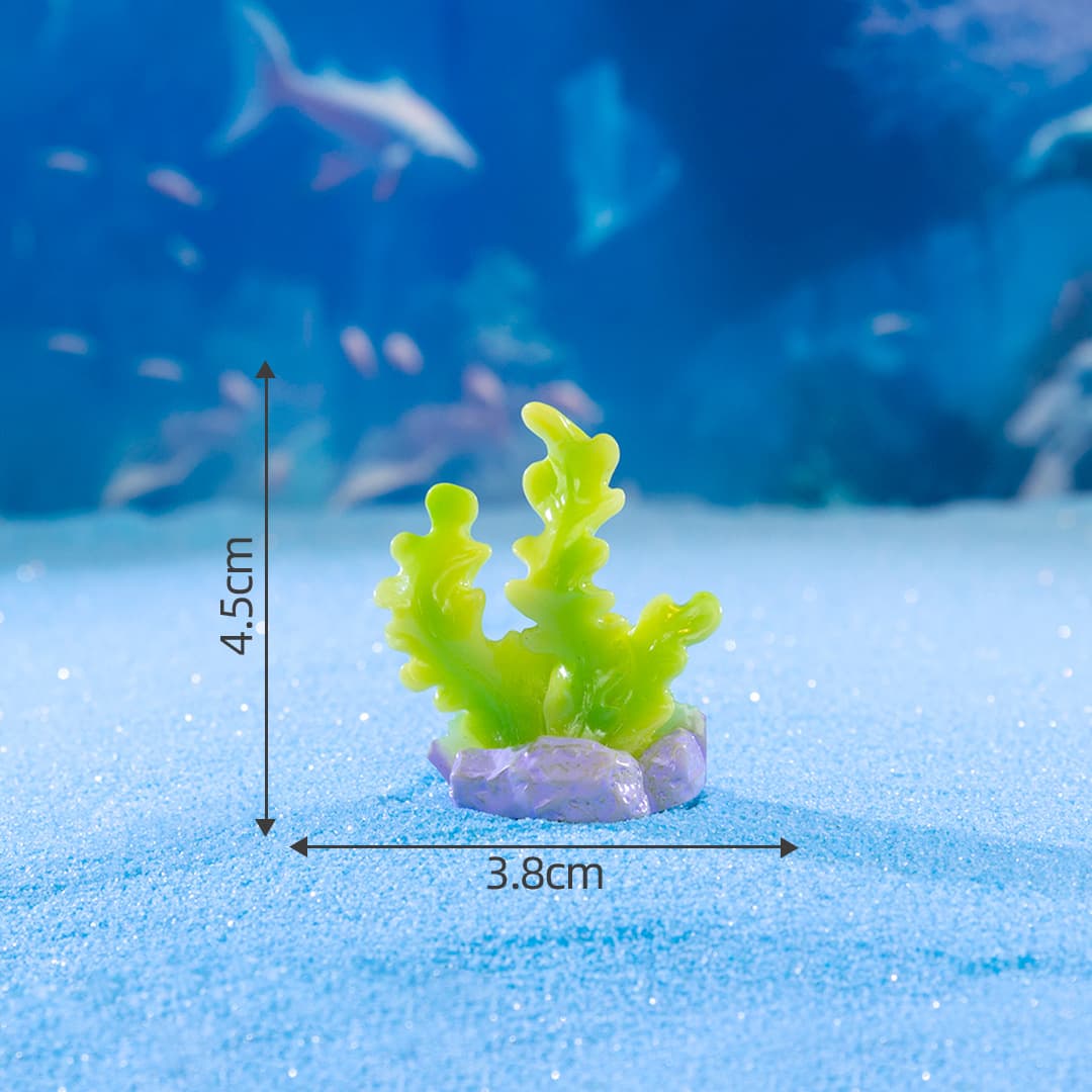 Micro landscape creative simulation colorful coral aquarium fish tank landscaping DIY decoration accessories mini small ornaments 8