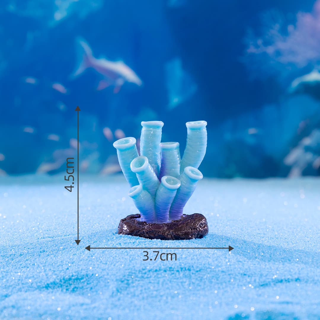 Micro landscape creative simulation colorful coral aquarium fish tank landscaping DIY decoration accessories mini small ornaments 9