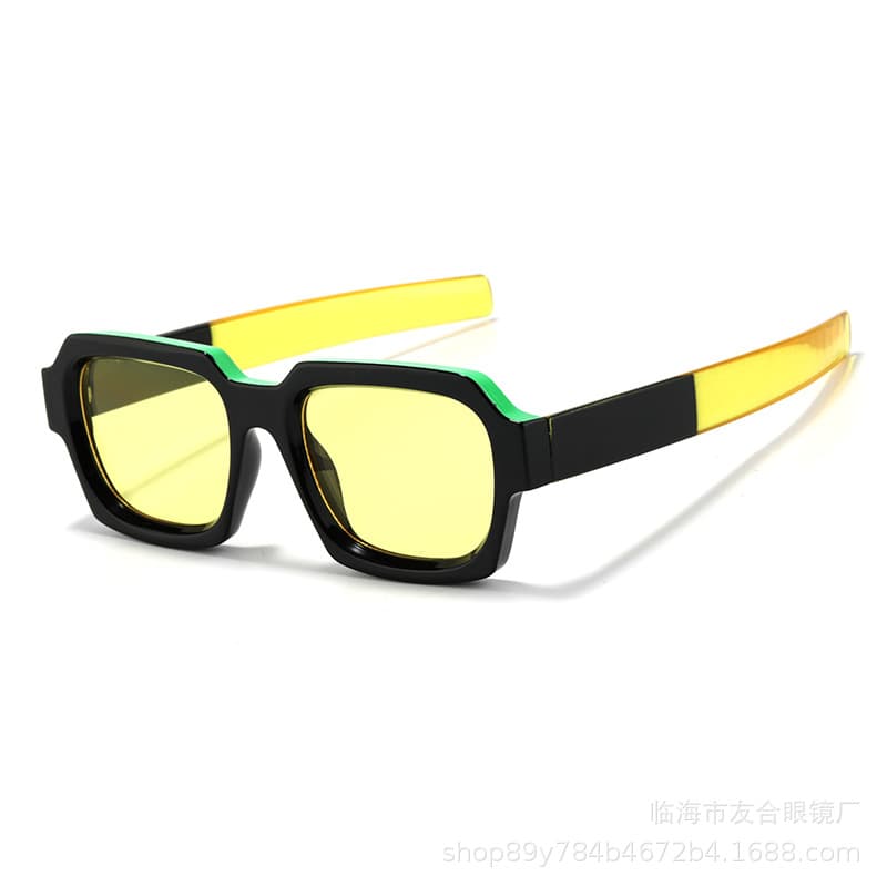 Fashion classic, colorful fashion party, sun, cross-border foreign trade, trendy street photography, versatile retro sunglasses, cool glasses 6