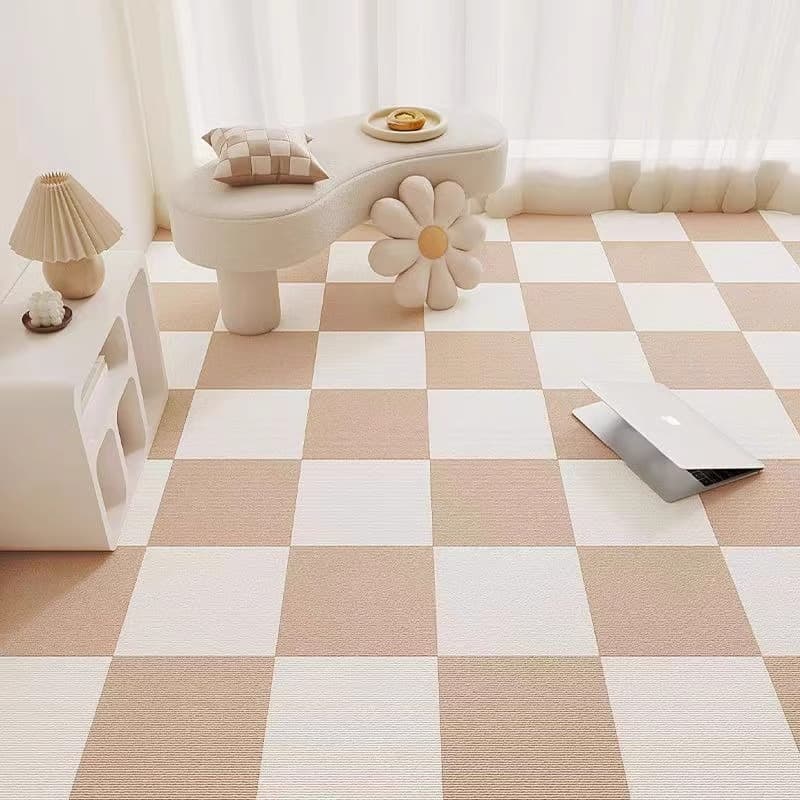 Home living room splicing carpet self-adhesive floor mat floor anti-slip mat simple glue-free children's dirt-resistant crawling mat wholesale