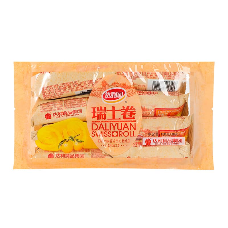 Dali Garden Swiss roll 160g cake snack breakfast casual snack snack 7