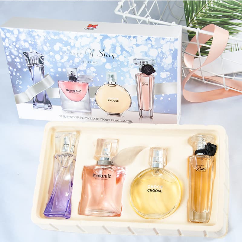 Cross-border popular women's perfume gift box long-lasting true me encounter wild blue men's Vietnamese perfume set wholesale 10