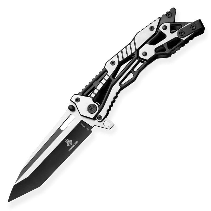 Multifunctional mechanical pocket knife, outdoor survival knife, outdoor camping tool, all stainless steel folding knife, folding knife on behalf of others 6