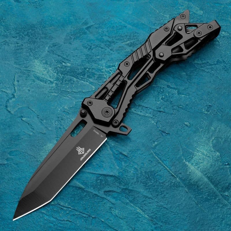 Multifunctional mechanical pocket knife, outdoor survival knife, outdoor camping tool, all stainless steel folding knife, folding knife on behalf of others 8