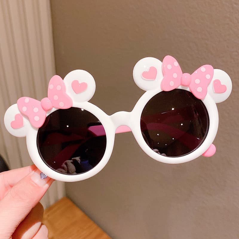 Children's glasses 2025 new style little girl fashion Minnie sunglasses sunglasses girls anti-UV sunglasses 7