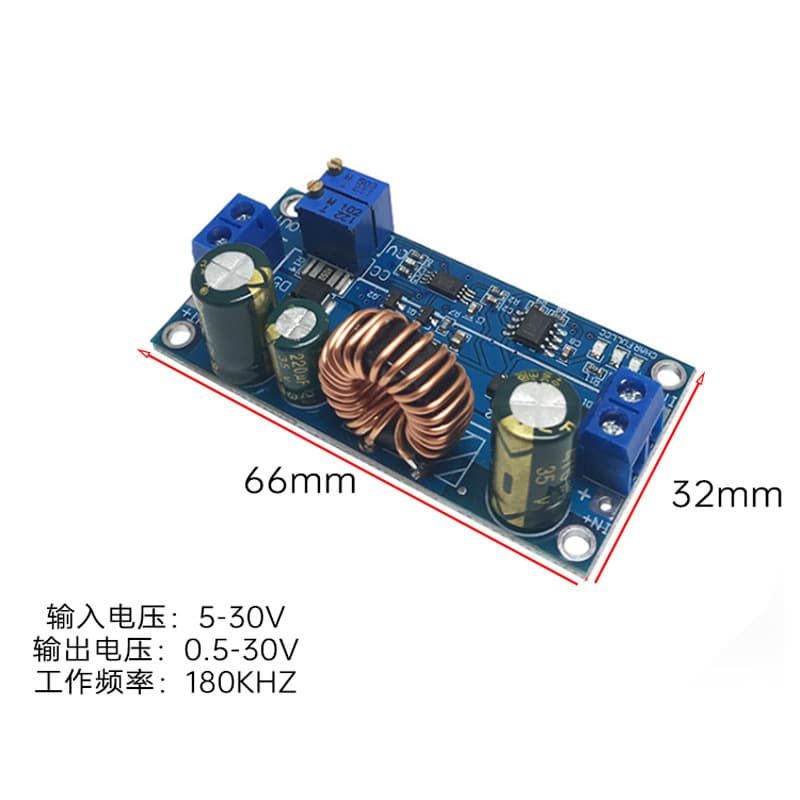 Constant voltage and constant current adjustable automatic step-up and step-down power supply module buck-boost module charging 4