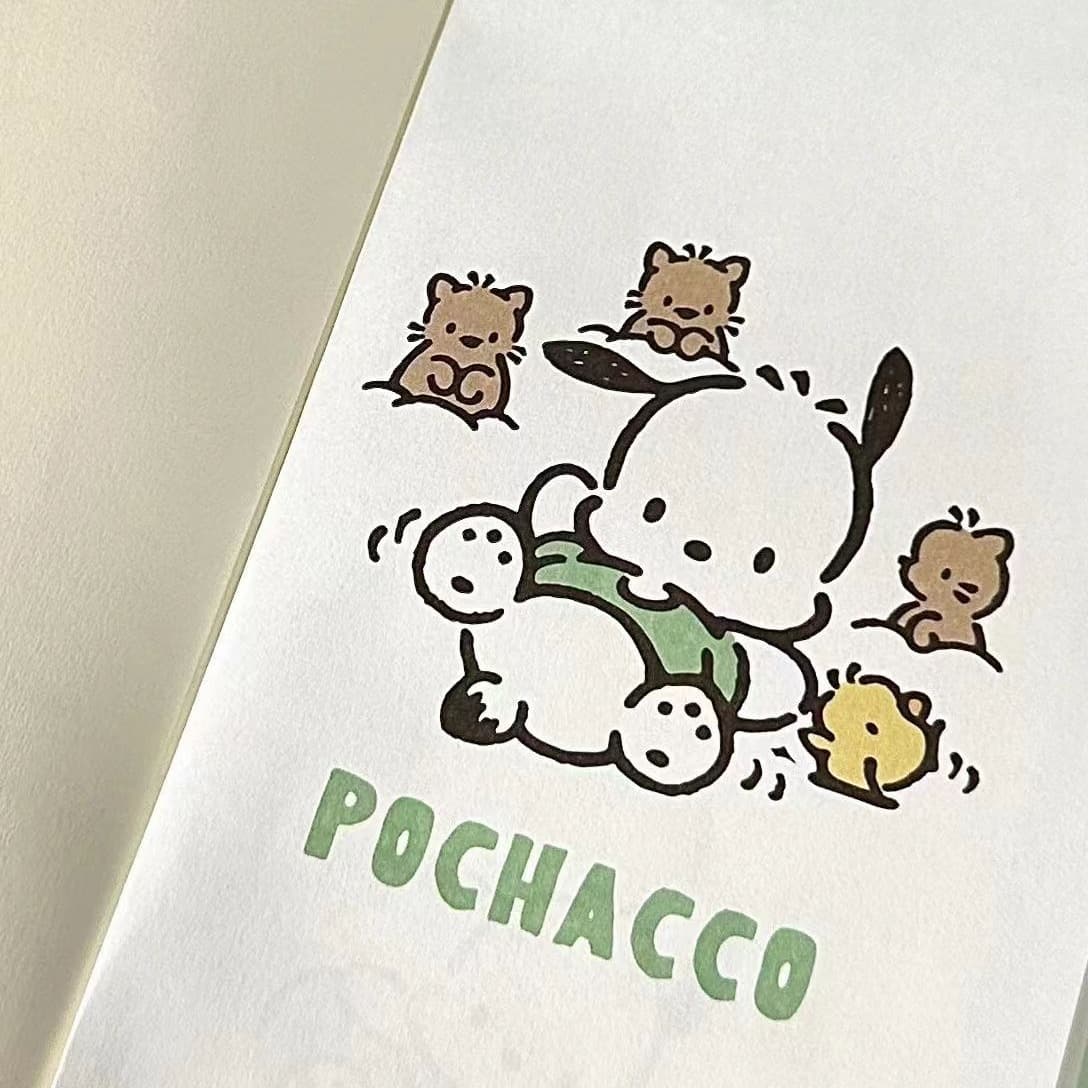 Cute Puppy Notebook Cute Girl Diary Japanese Note Plan Account Book Cartoon Student Pocket Book 4