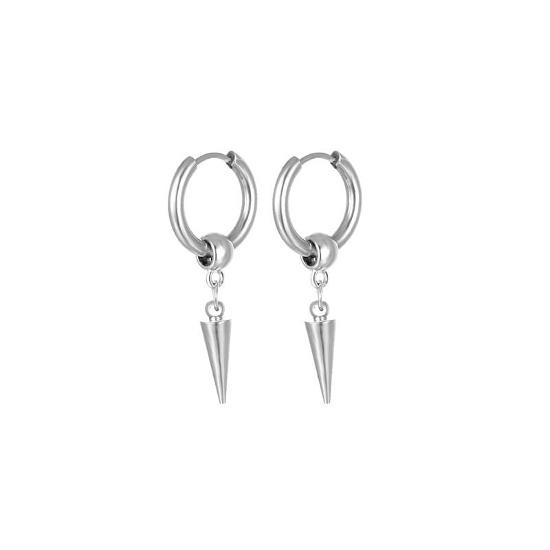 European and American retro style Dongguan fashion earrings pendant stainless steel earrings set unisex wholesale internet celebrity 10