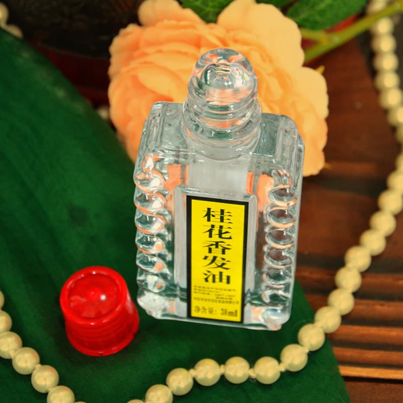 Baozhongbao Osmanthus fragrant hair oil 38ml aromatic and supple old-brand domestic hair care sesame oil head care for male and female students 3