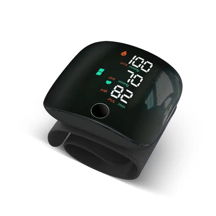 Wrist sphygmomanometer measuring instrument blood pressure meter home high blood pressure watch wrist rechargeable medical grade certified electronics 6