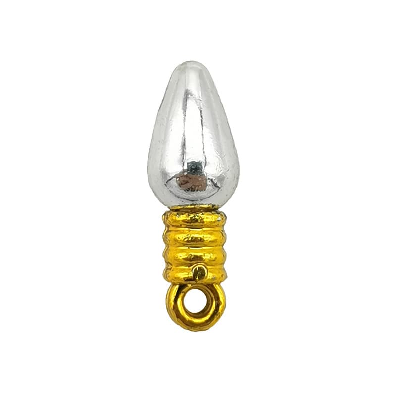 Colorful beads Christmas decoration, holiday DIY accessories, non-energized electroplated benzene colored small light bulbs 6