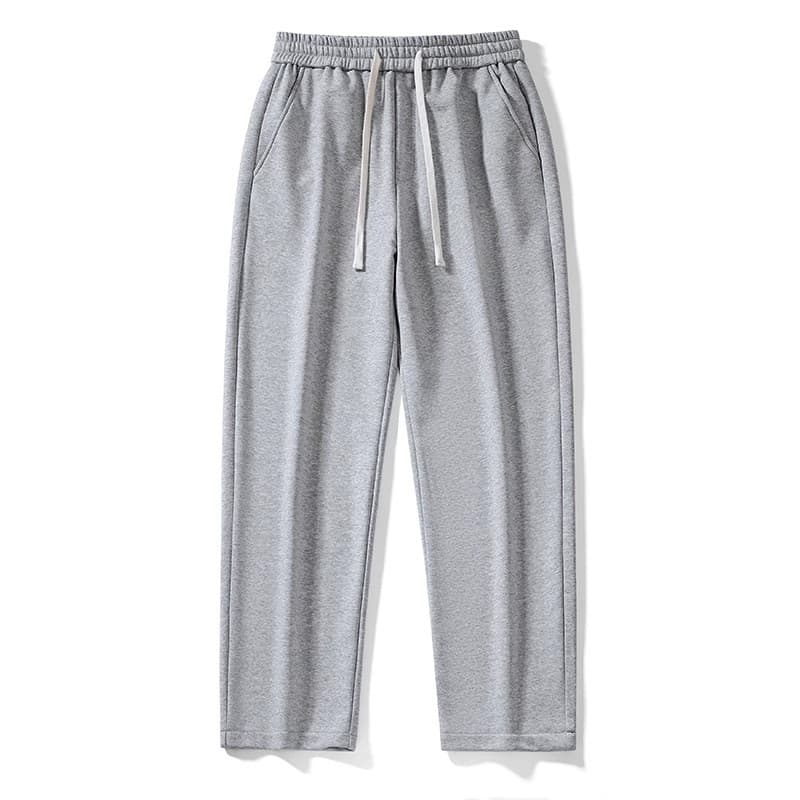 Sports pants men's summer thin 2024 new loose straight gray sweatpants teenagers wide-leg casual trousers 6