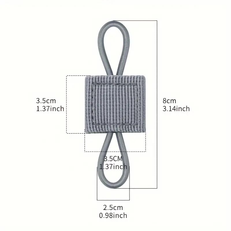 Outdoor tactical moll system backpack accessories vest accessories tactical buckle camouflage hole multi-purpose rope 9
