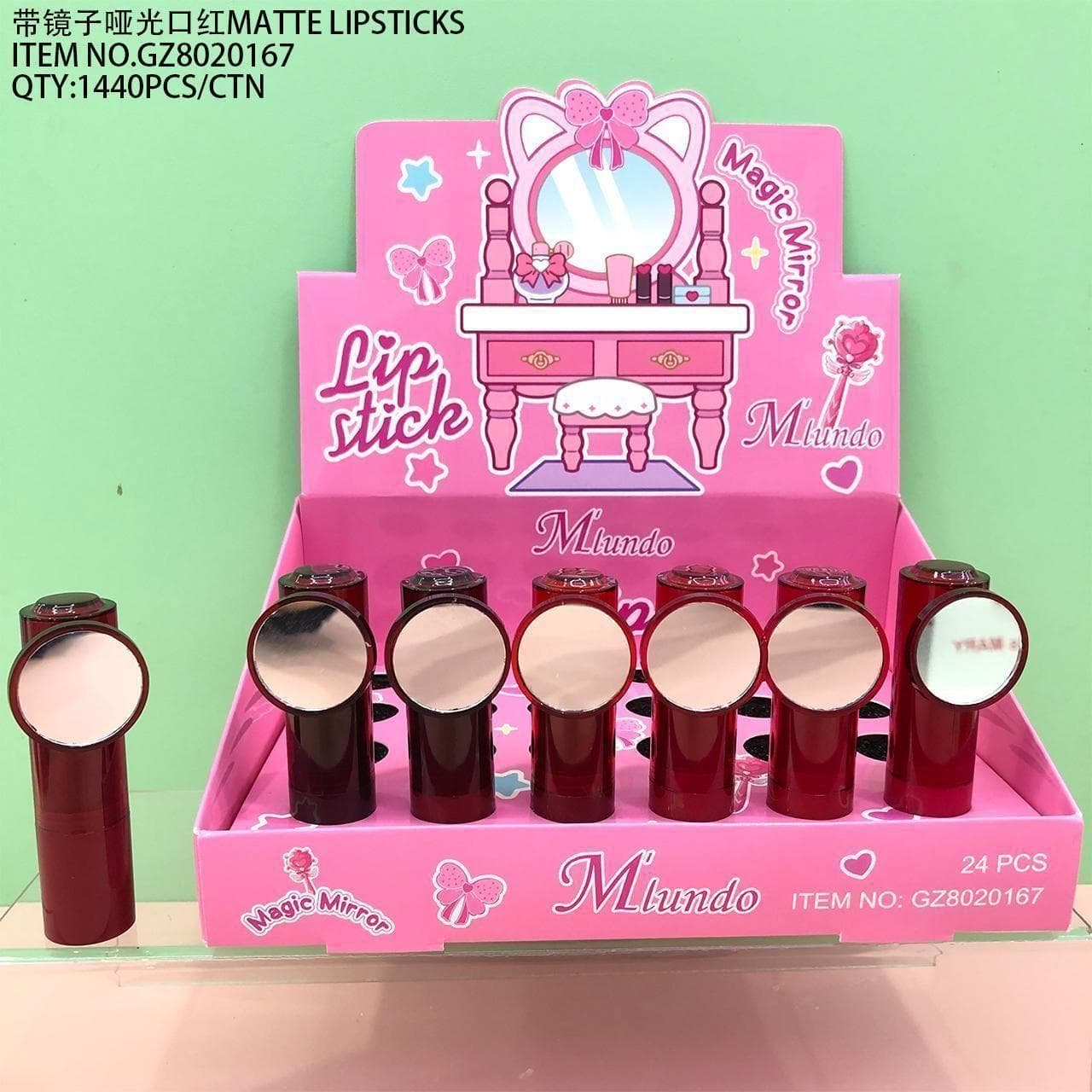 Mlundo velvet matte lipstick is long-lasting, waterproof, moisturizing, not easy to fade, non-stick cup lipstick cosmetics 9