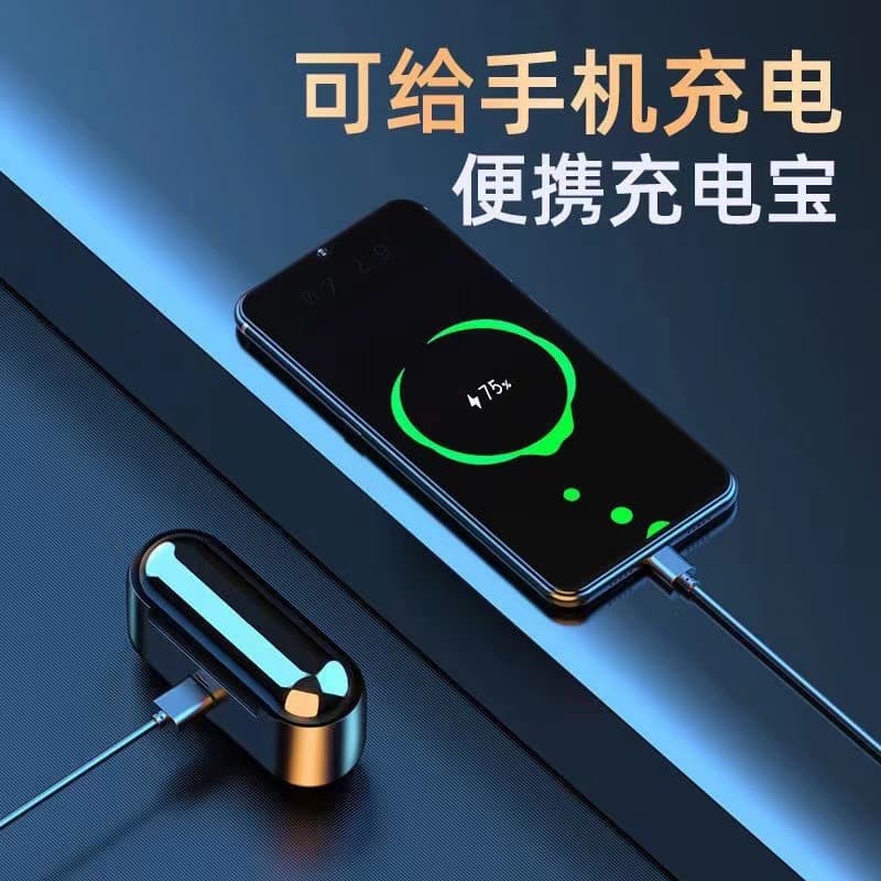 True Wireless Bluetooth Headset Binaural Noise Reduction Low Latency In-Ear Sports Running Music Game E-Sports Long Battery Life 4