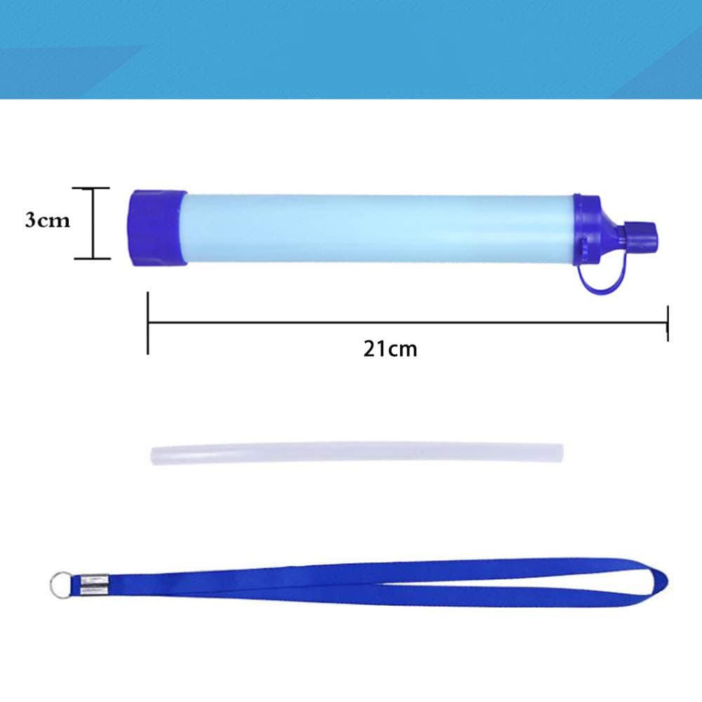 Outdoor survival water purifier, outdoor drinking water, portable direct drinking filter, straw, survival water purification pen, camping equipment 3