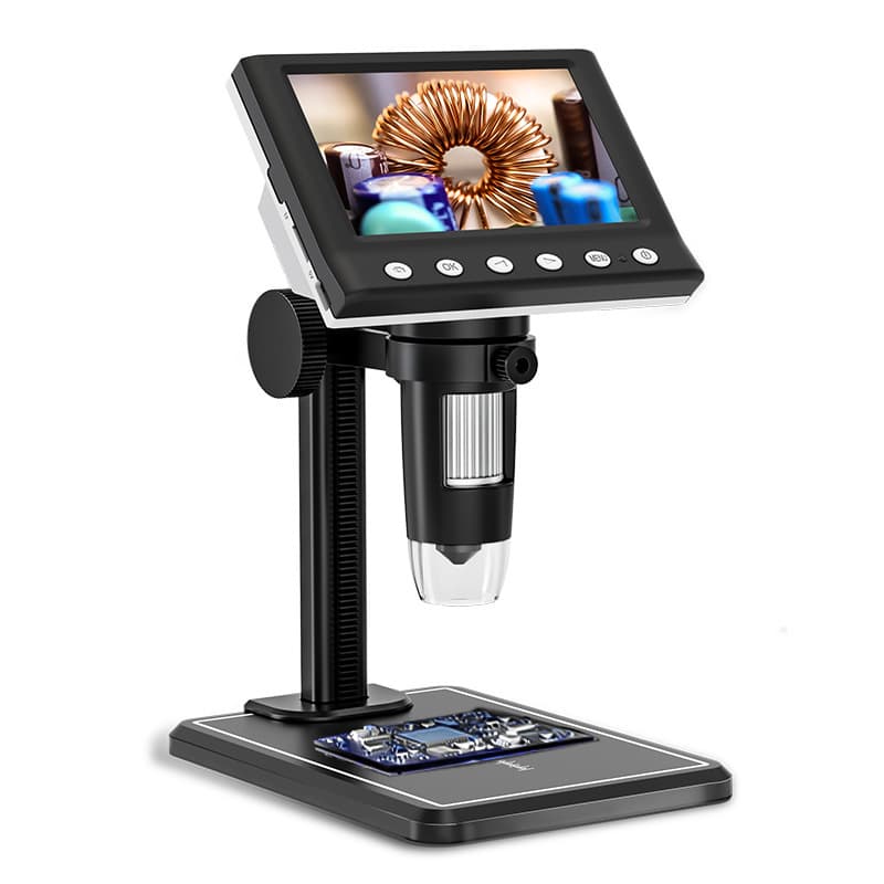 4.3-inch mobile phone repair digital microscope high-definition industrial electron microscope coin antique calligraphy and painting detection mirror 6