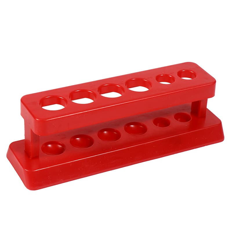 Children and students scientific experiment teaching aids accessories four-hole six-hole test tube rack plastic test tube chemistry laboratory equipment 7