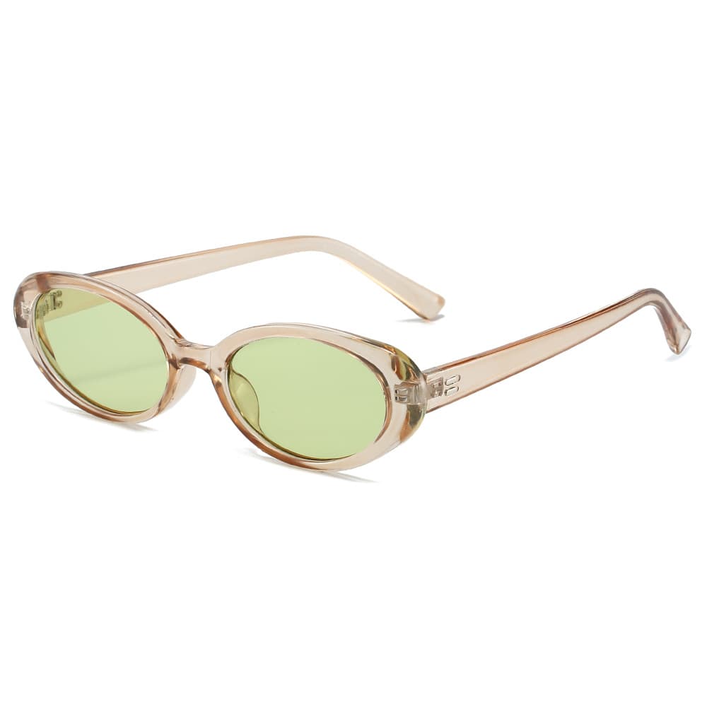 Popular retro oval small frame personalized sunglasses cross-border European and American Amazon Xiyin best-selling sunglasses 4