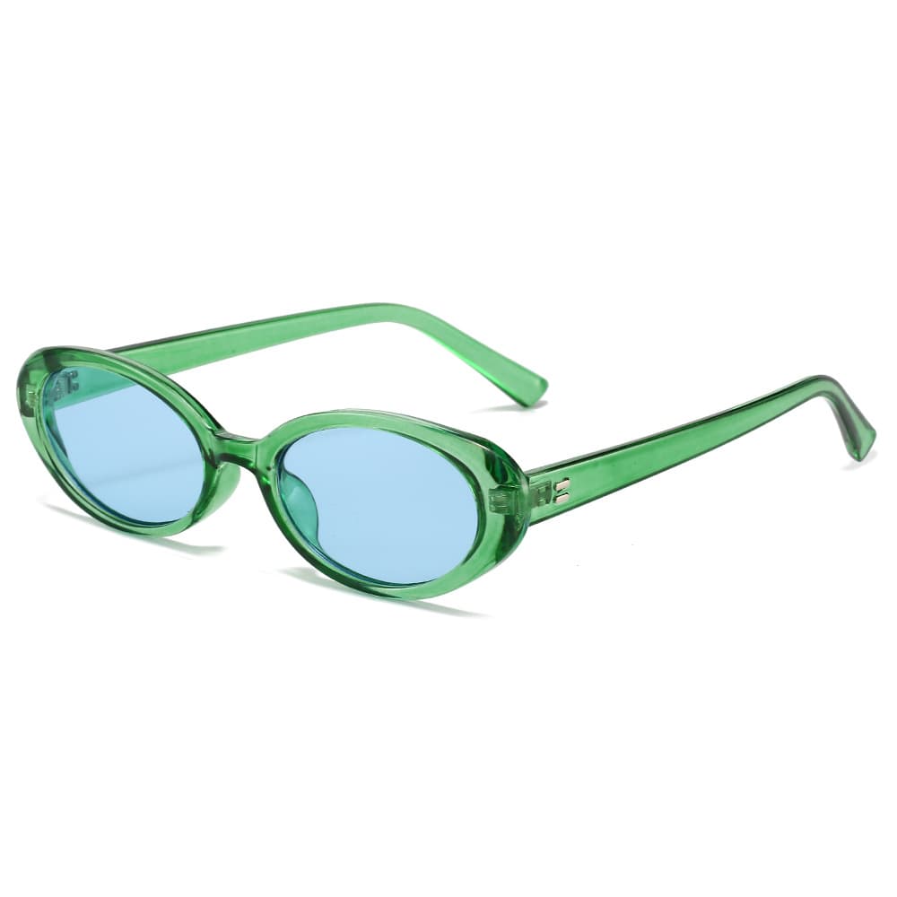 Popular retro oval small frame personalized sunglasses cross-border European and American Amazon Xiyin best-selling sunglasses 5