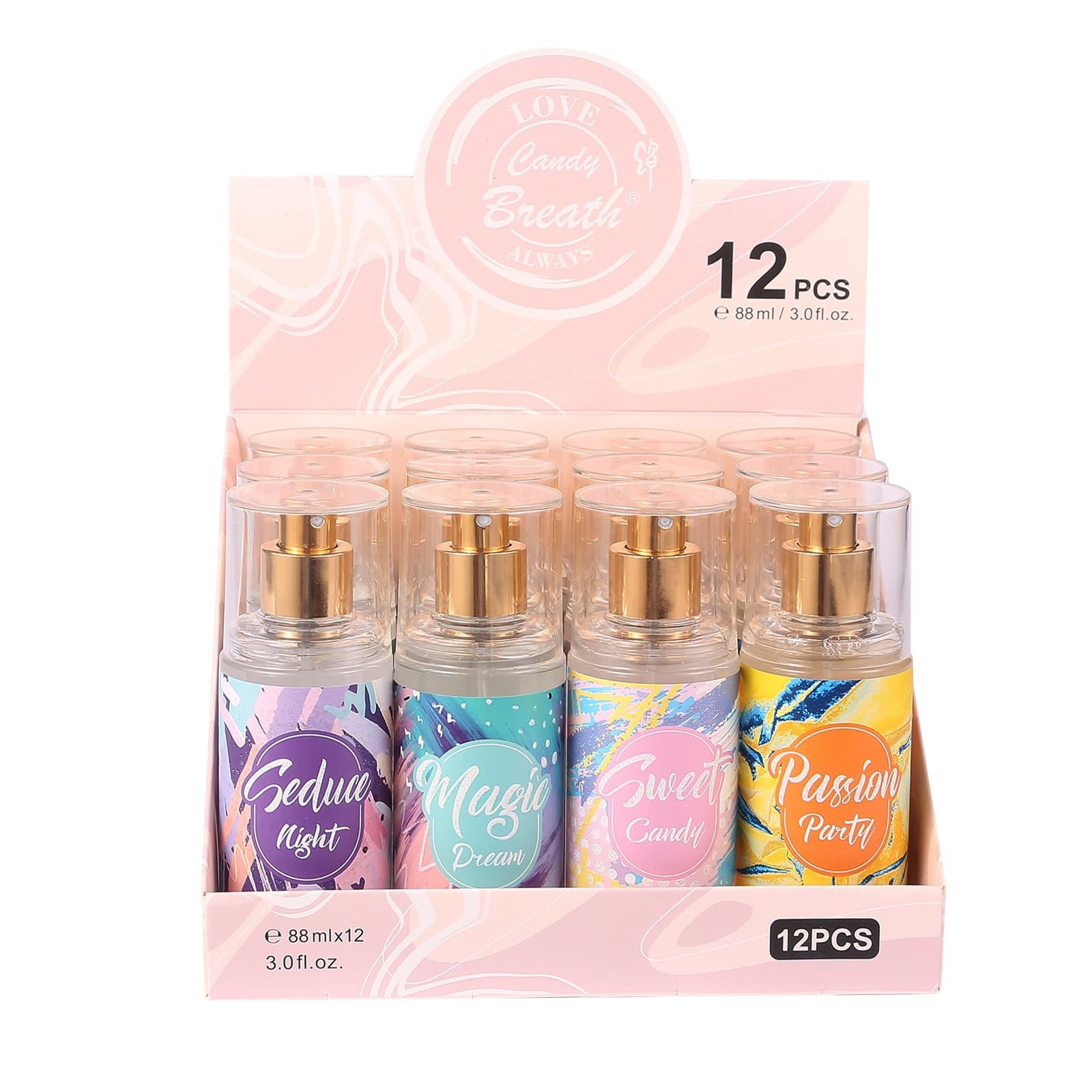 Foreign trade cross-border women's body spray wholesale foreign trade portable women's perfume long-lasting fragrance body spray 88ml 5