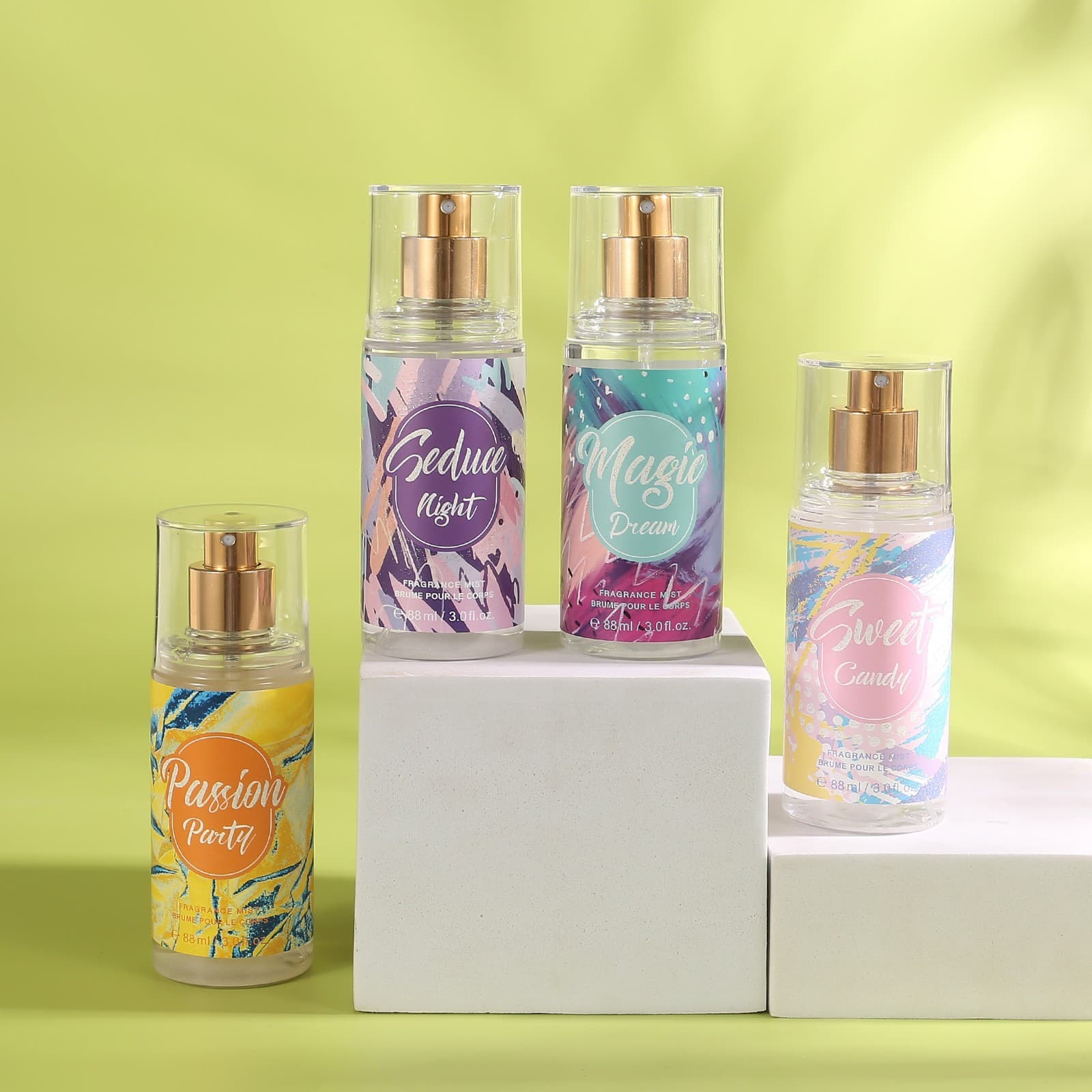 Foreign trade cross-border women's body spray wholesale foreign trade portable women's perfume long-lasting fragrance body spray 88ml