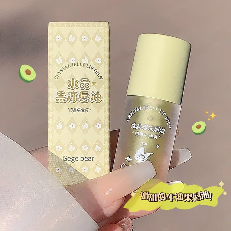 Gege bearGege bear crystal jelly lip oil hydrating and moisturizing transparent lip glaze before makeup 7