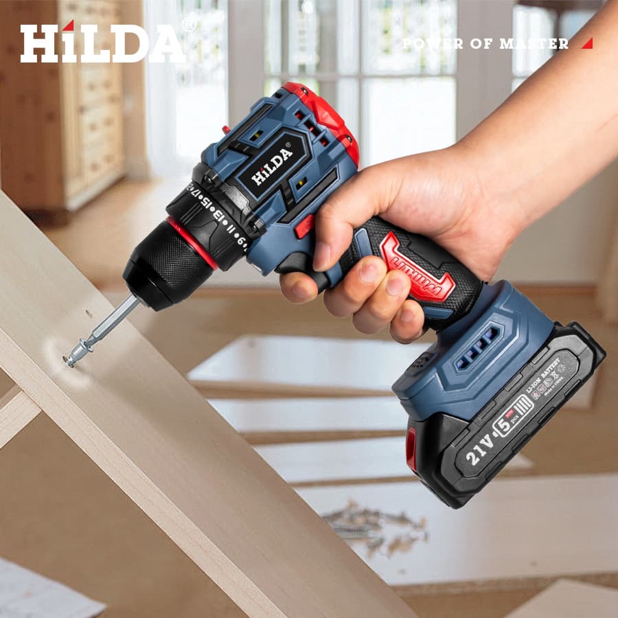 Cordless electric drill 21V cross-border high torque brushless lithium rechargeable drill electric screwdriver small steel cannon 5