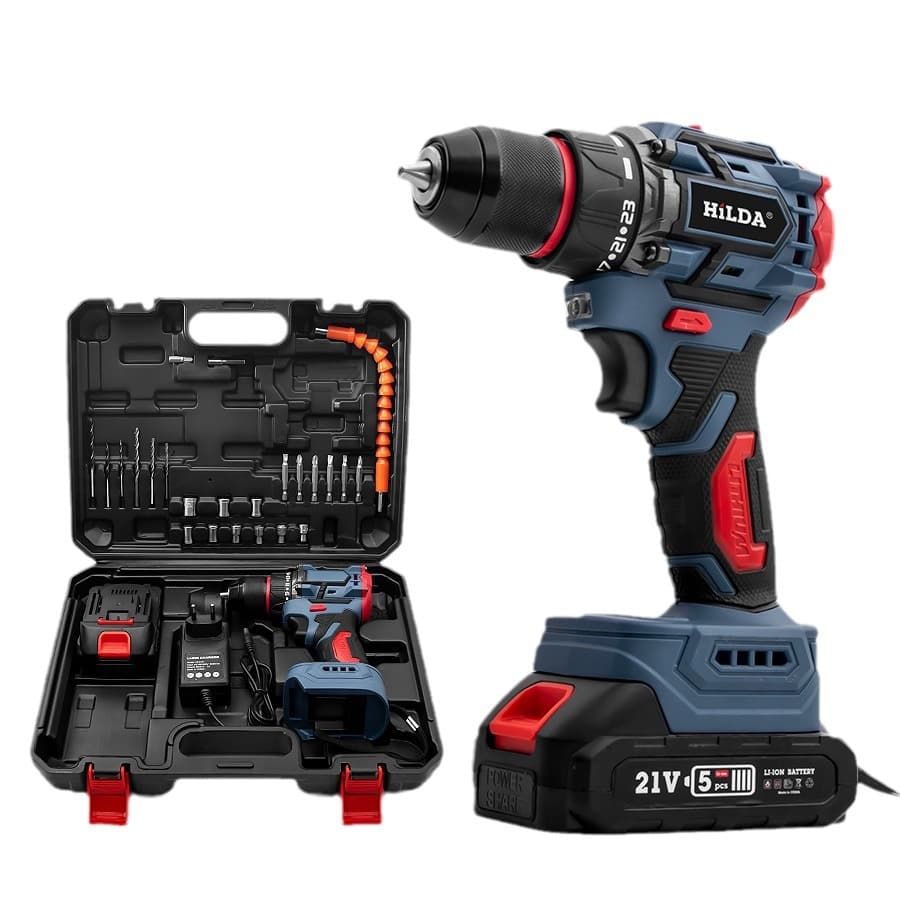 Cordless electric drill 21V cross-border high torque brushless lithium rechargeable drill electric screwdriver small steel cannon 6