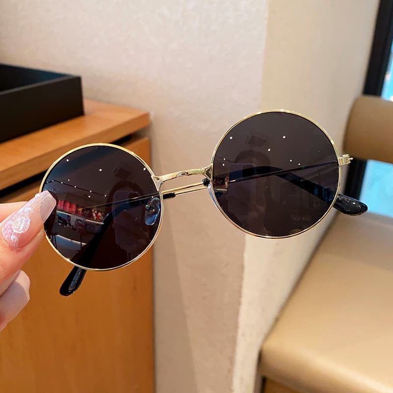 Children's sunglasses trendy aviator boys' sunglasses handsome polarized anti-UV girls' glasses boys fashionable and cool 9