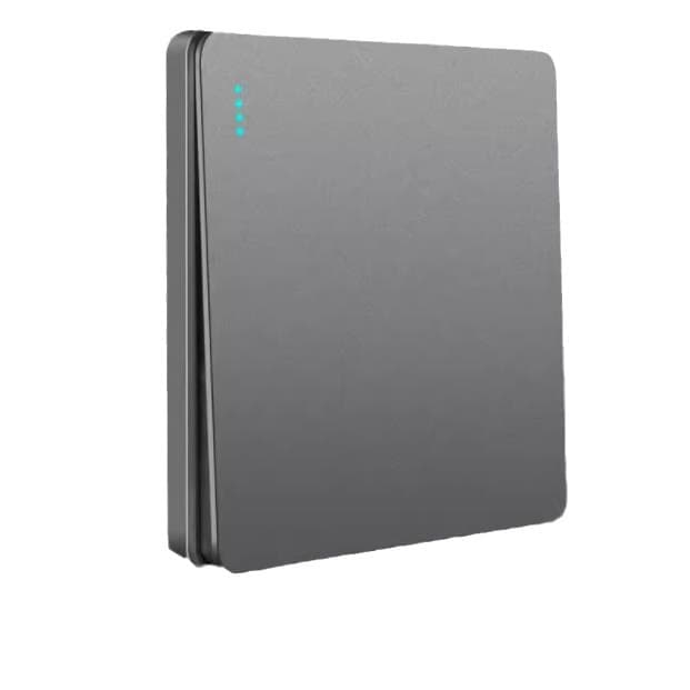 Switch socket concealed gray 86 type household wall 16A one-open double five-hole USB socket panel smart power supply 5