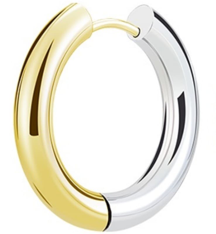 Factory direct sales earrings, simple stainless steel ear buckles, ear rings, trendy jewelry, round earrings, light luxury and high-end feel 7