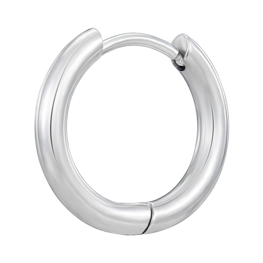 Factory direct sales earrings, simple stainless steel ear buckles, ear rings, trendy jewelry, round earrings, light luxury and high-end feel 10
