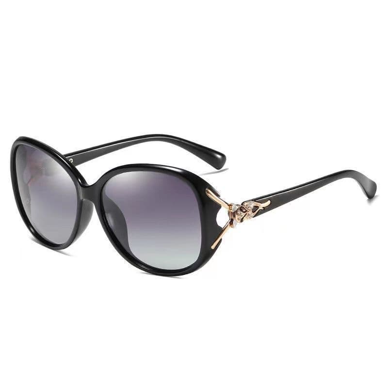 Fox head sunglasses sun protection women's glasses female star sunglasses round face sunglasses women's UV protection 6