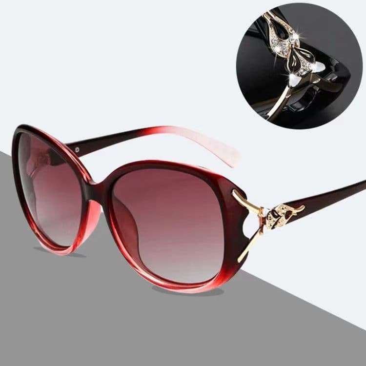 Fox head sunglasses sun protection women's glasses female star sunglasses round face sunglasses women's UV protection 7
