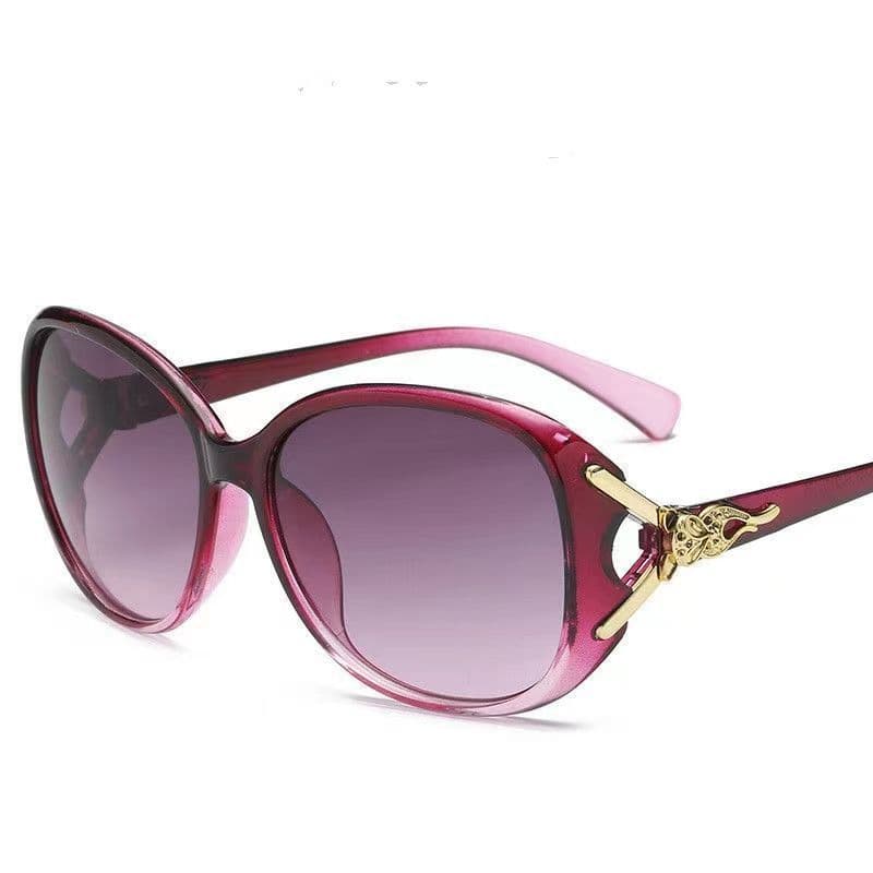 Fox head sunglasses sun protection women's glasses female star sunglasses round face sunglasses women's UV protection 8