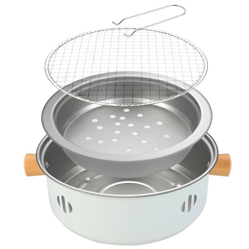 Multifunctional barbecue grill, portable outdoor stove for tea making, outdoor camping grill for heating, stainless steel charcoal grill wholesale 6