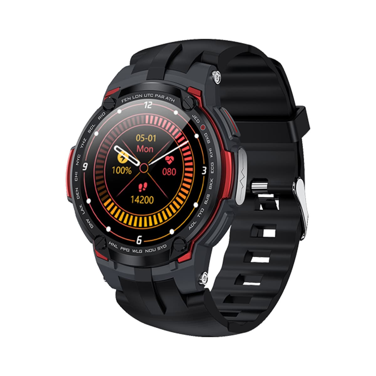 Customized H6 medical-grade health smart watch for sports and swimming waterproof heart rate red light blood oxygen ECG blood pressure watch 6