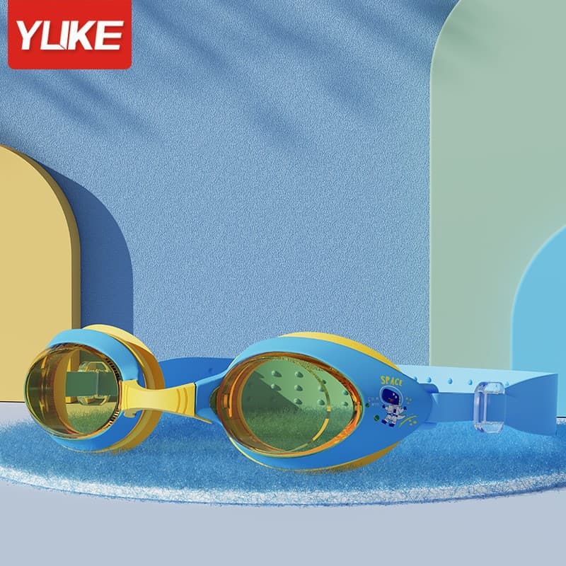 Children's swimming goggles waterproof and anti-fog high-definition professional diving swimming goggles for boys and girls swimming equipment goggles wholesale 10