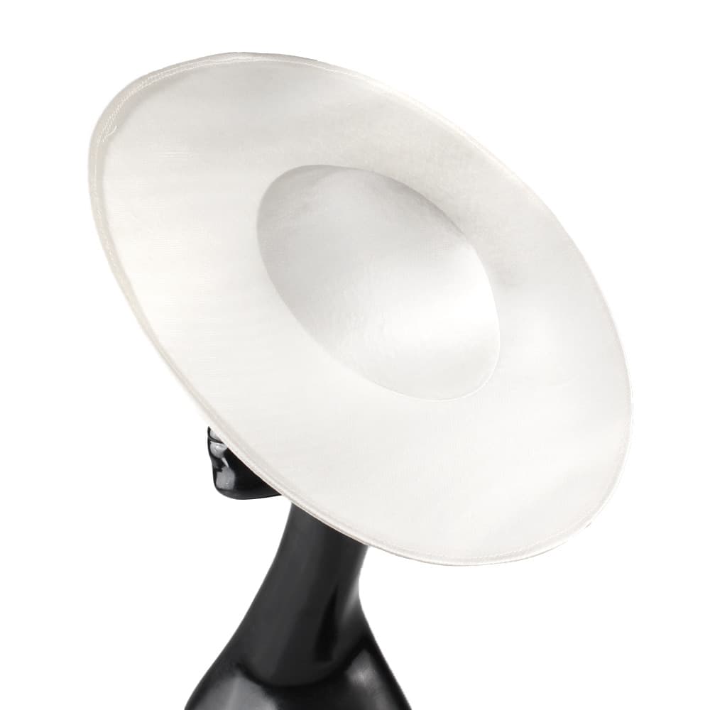 New satin hat high-end banquet bridal headwear diameter 41 cm hat base DIY handmade accessories 8