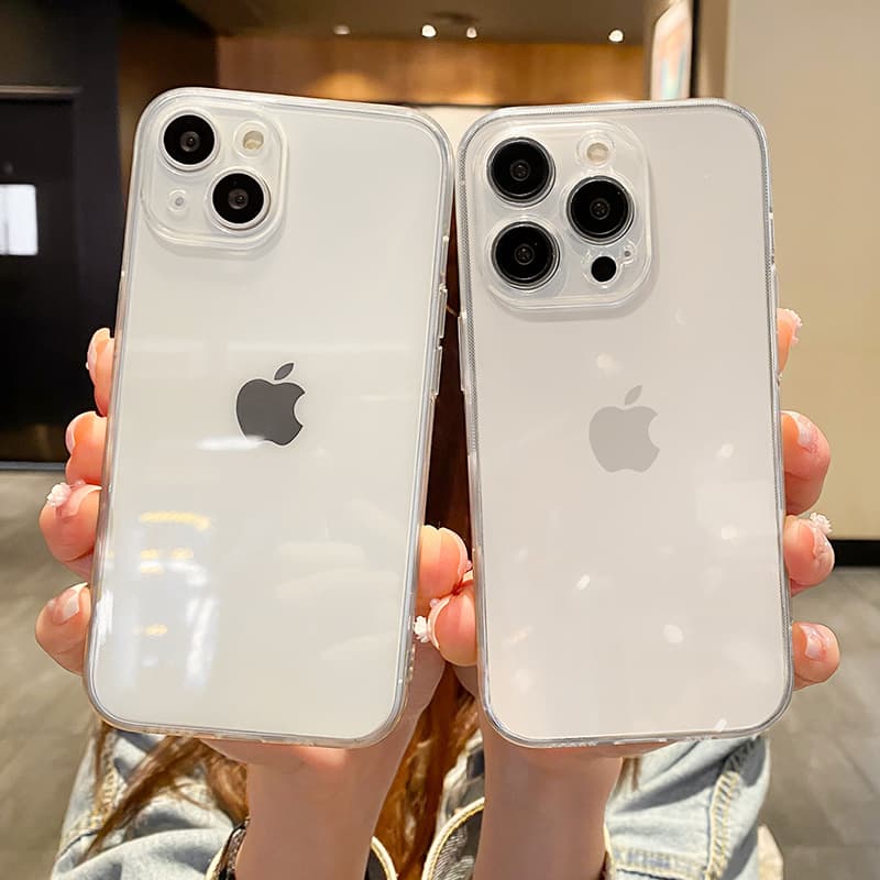 Apple 17 mobile phone case transparent 15promax anti-fall 13 painted material 14 wholesale 12 suitable for iphone16 soft 3