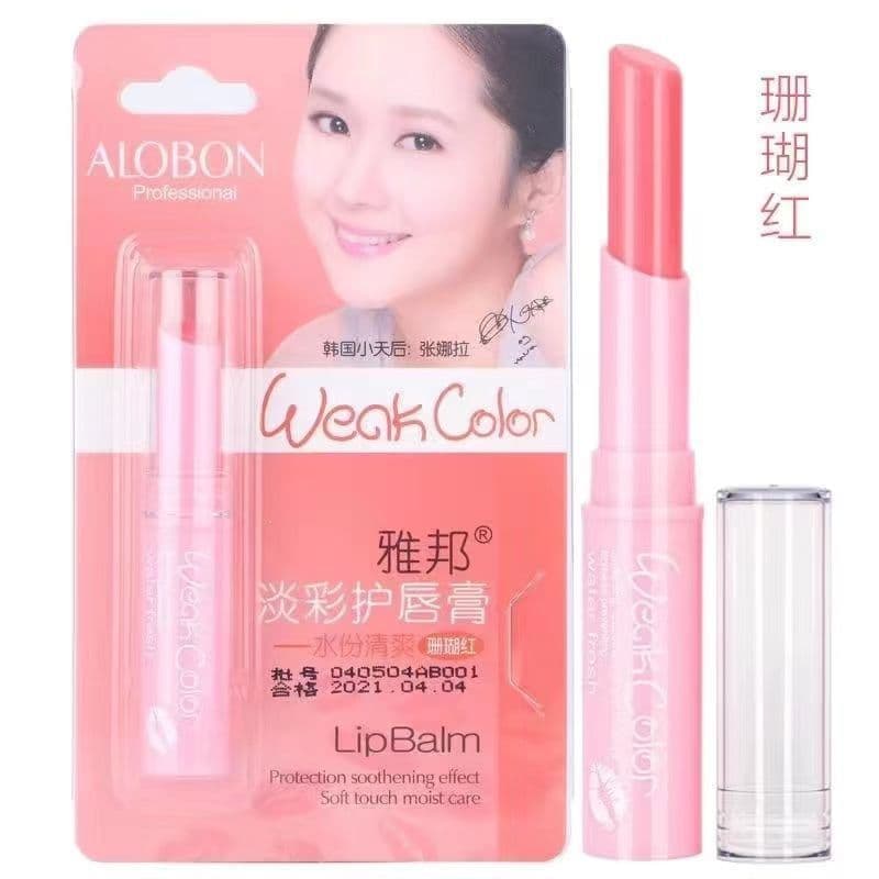Yabon Fresh Light Color Lip Balm LB37 Colored Lip Balm Lip Gloss Lipstick Moisturizing and Replenishing 8