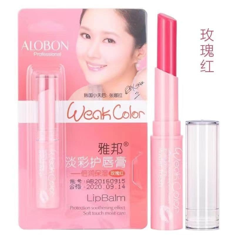 Yabon Fresh Light Color Lip Balm LB37 Colored Lip Balm Lip Gloss Lipstick Moisturizing and Replenishing 10