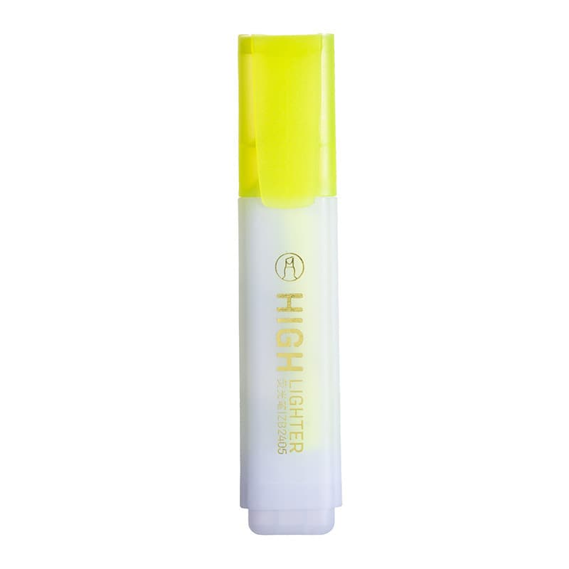 Highlighter student marker pen color mark highlight pen macaron color oblique head for handbook notes large capacity 10