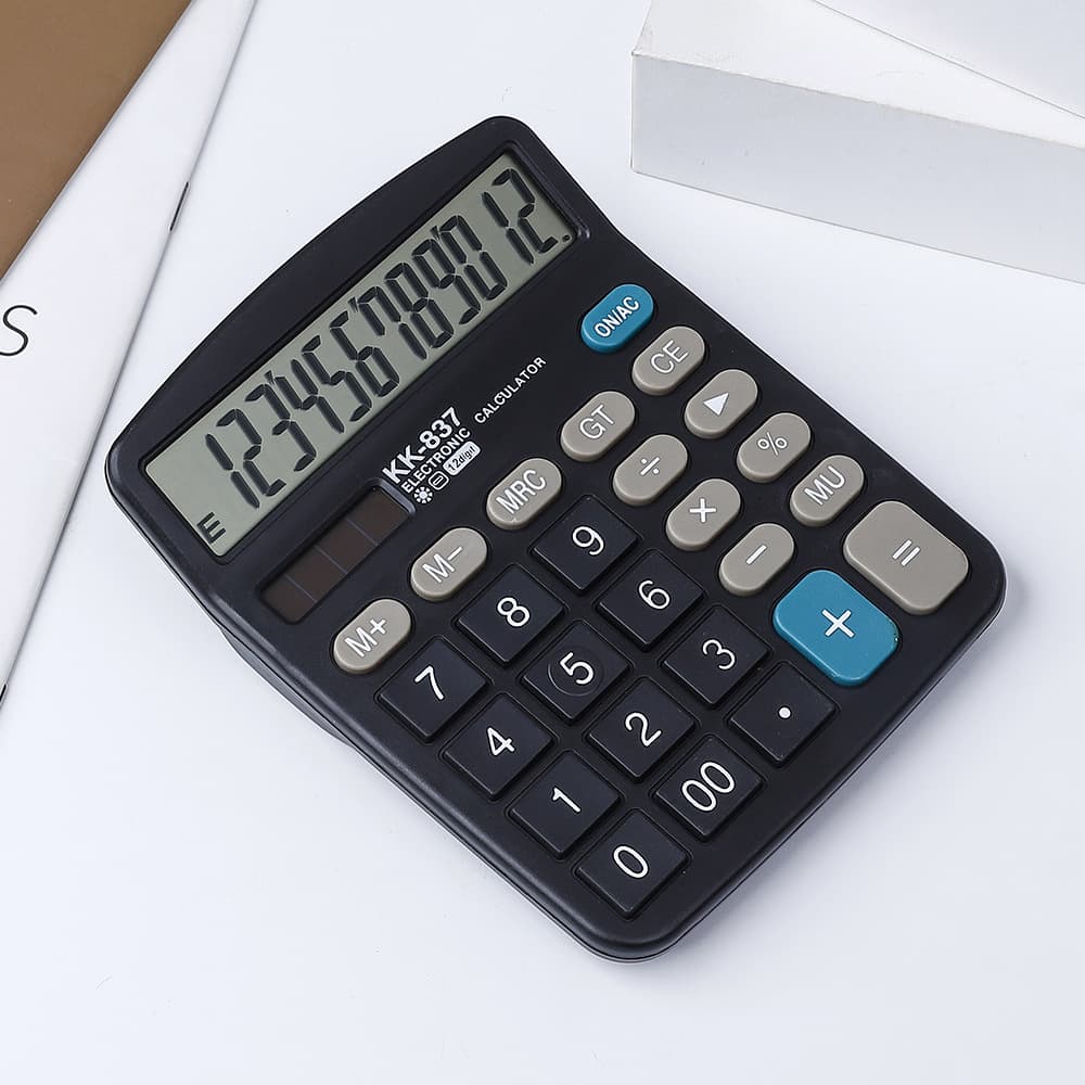 837 Calculator without Voice Calculation Student Financial Office Desktop Computer Wholesale Silent Design 2