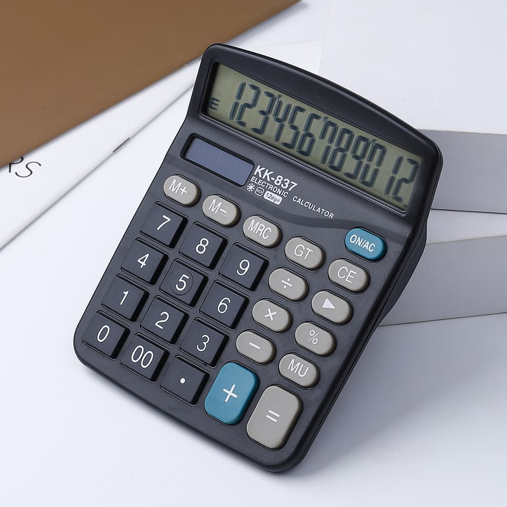 837 Calculator without Voice Calculation Student Financial Office Desktop Computer Wholesale Silent Design 4
