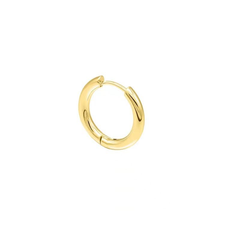 Cross-border high-quality titanium steel earrings, non-fading, Japanese and Korean simple temperament, round stainless steel earrings jewelry wholesale 7