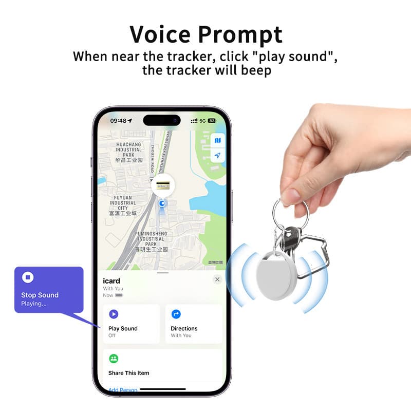 Findmy airtag is suitable for Apple Bluetooth pet tracking anti-lost locator MFI certification 4