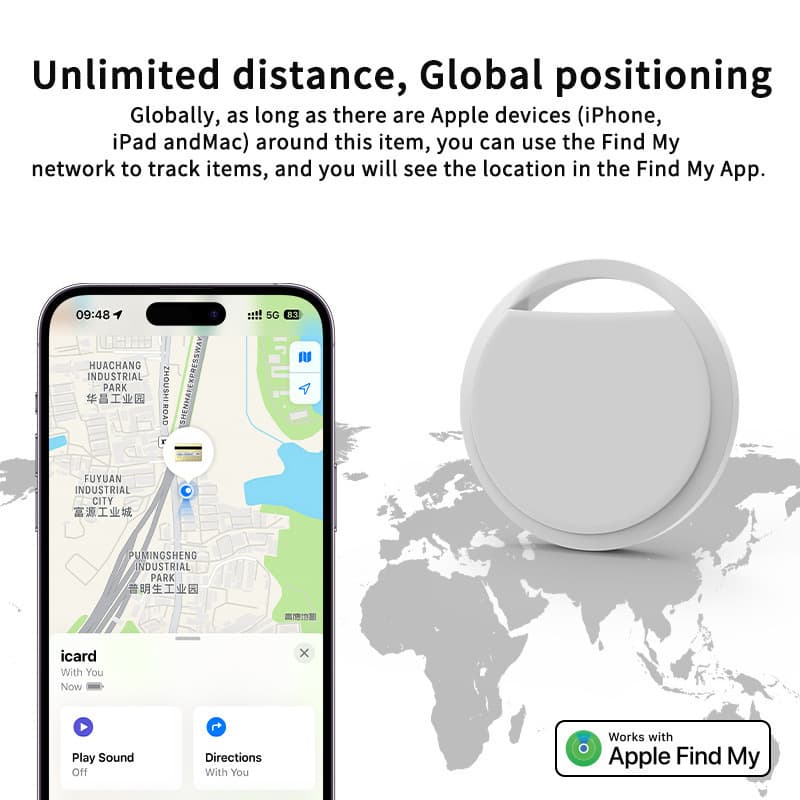 Findmy airtag is suitable for Apple Bluetooth pet tracking anti-lost locator MFI certification 5
